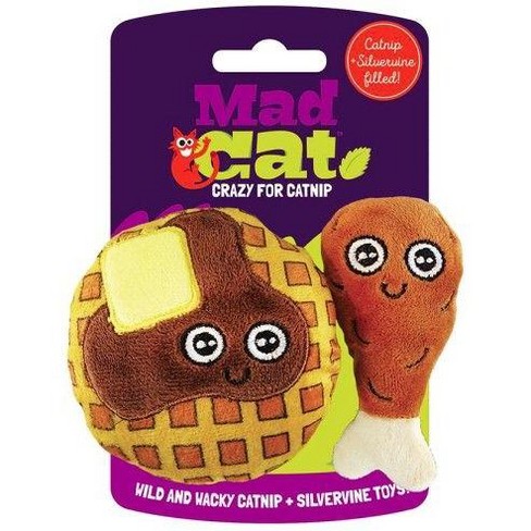 Mad Cat Chicken and Waffles Cat Toy Set - image 1 of 3