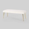 Capernaum Faux Fur Bench - Christopher Knight Home - 2 of 4