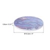 Unique Bargains Absorbent Marble Gilding Pattern Round Coaster for Home Office 2 Pcs Purple - 2 of 4