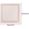 INSPIRE CHIC Women's Stripe Print Square Neckerchief Headband 27.56*27.56 inches(L*W) - 3 of 4