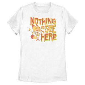 Womens Zootopia 2 Nick Wilde Nothing To See Here T Shirt - 1 of 4