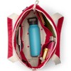 Lands' End Zip Top Long Handle Canvas Tote Bag - 2 of 4