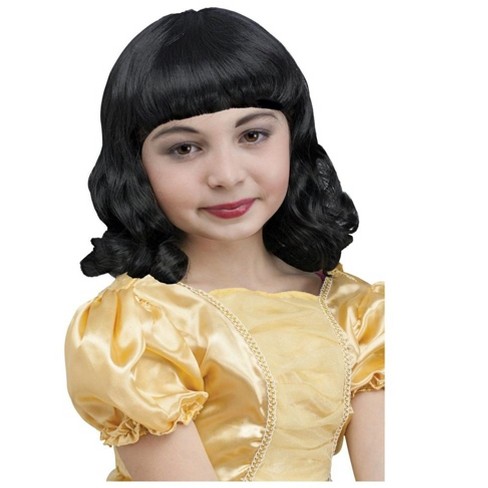 Fun World Costumes Pretty Princess Snow White Girls Wig Target