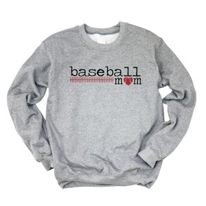 Simply Sage Market Women's Graphic Sweatshirt Baseball Mom Colorful - 1 of 4