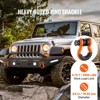 VEVOR 3/4" D-Ring Shackle, 2 Pack Alloy Steel Shackles 62832 lbs (28.5 Ton) Break Strength with 7/8" Screw Pin, Isolators & Washers - 3 of 4