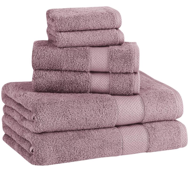 Classic Turkish Towels Set of Eight Madison Collection, 2 bath towels, 2 hand towels, and 2 wash cloths and 2 bath mats, 1 of 6