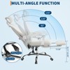 Ergonomic High-Back Office Chair with Footrest and Headrest, Adjustable Lumbar Mesh Computer Chair for Home Office or Gaming Room - 4 of 4