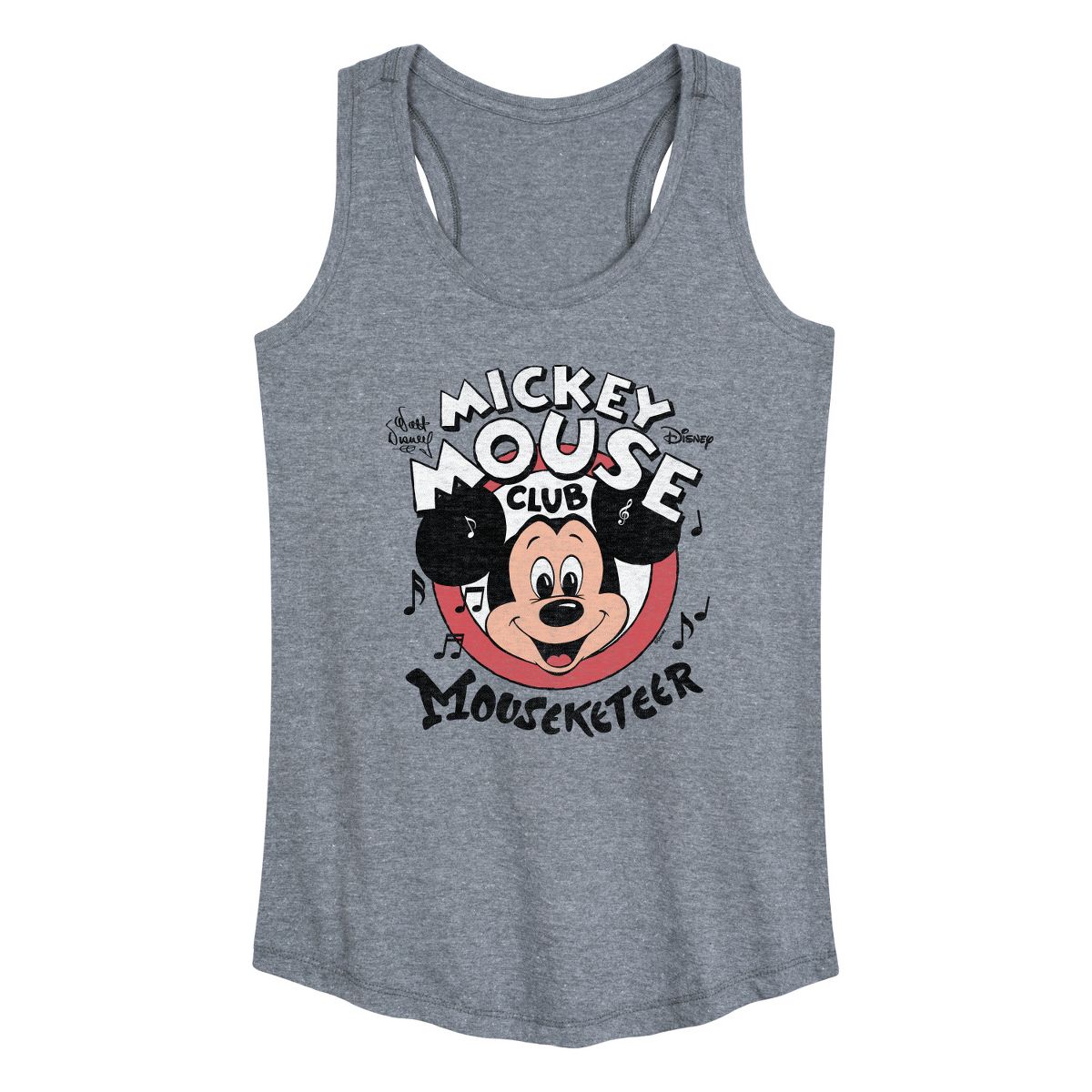 Women's - Disney - Mickey Mouse Club Member Graphic Racerback Tank