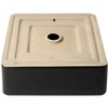 ALFI ABC903-BM Black Matte 16Inch Modern Square Above Mount Ceramic Sink - 3 of 4