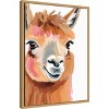 Amanti Art Alpaca by Ohkimiko  Framed Canvas Wall Art - 2 of 4