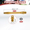 Unique Bargains 2BA Thread Aluminum Dart Shafts with Rubber Rings for Steel Tip 8 Pcs - 2 of 4