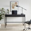 47 Inches Black/Metal Home Office - Henn&Hart - 4 of 4