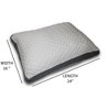 TopComfy Support Pillow Geli Pillow with Water Activated Cooling Gel for Ultimate Sleep Comfort, White, 23.5"*8"*8" - 4 of 4