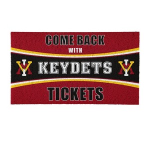 Evergreen Come Back with Tickets Virginia Military Institute 28" x 16" Woven PVC Indoor Outdoor Doormat - 1 of 4