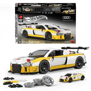 Mattel Brick Shop Hot Wheels Audi Avant RS2 Building Toy Kit 253pc for Collectors - 1 of 4