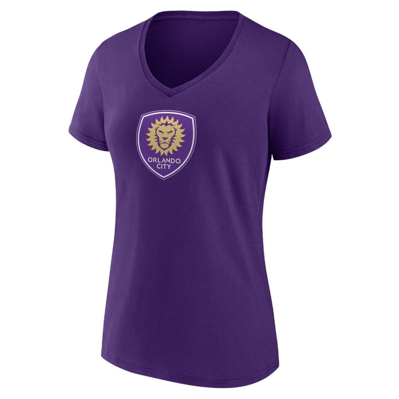 MLS Orlando City SC Women&#39;s V-Neck Top Ranking T-Shirt, 2 of 4