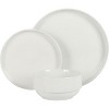 Gibson Home Rothernberg Stackable 18 Piece, Service for 6, White Porcelain Plates and Bowls Set - image 2 of 4