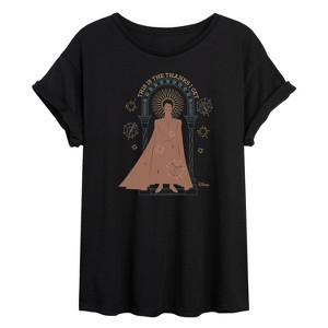Women's - Disney - Thanks I Get King Magnifico Oversized Graphic T-Shirt - 1 of 4