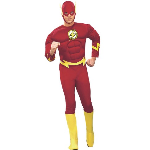Large Justice League DC Comics The Flash  Adult Costume 