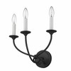 Z-Lite Arabella 3 - Light Wall Light in  Matte Black - 2 of 4