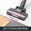 INSE N5T Cordless Vacuum Cleaner, 12Kpa 145W Lightweight Powerful Suction Cordless Stick Vacuum Up to 45 Mins Runtime Red - 3 of 4