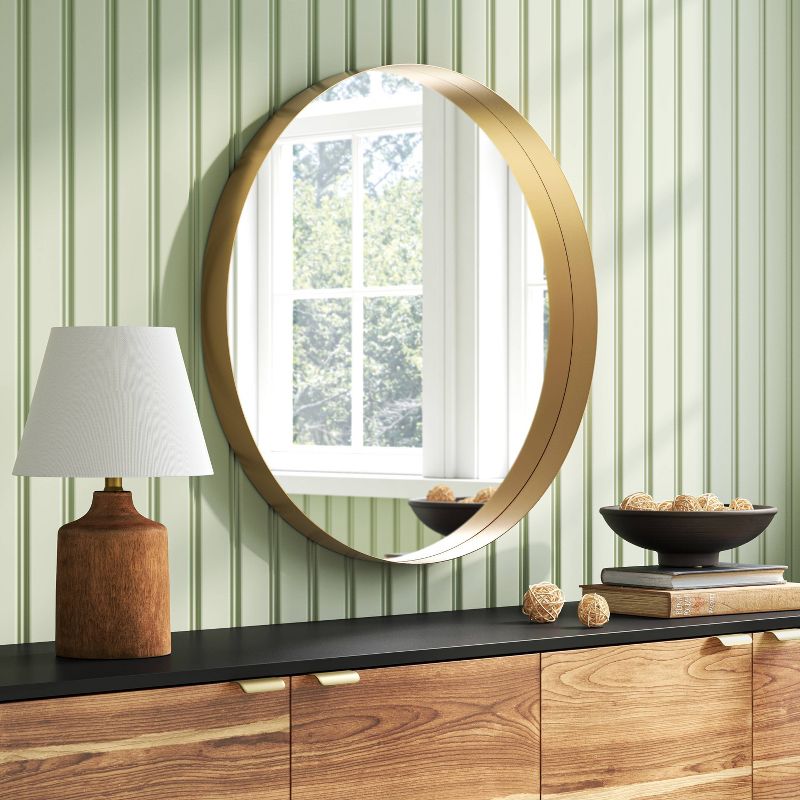 30" Flush Mount Round Decorative Wall Mirror - Project 62™, 3 of 12