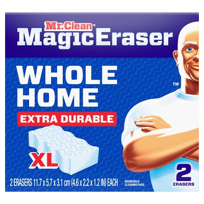 Mr. Clean Unscented Magic Eraser Whole Home Extra Durable Multi-Purpose Cleaner - 2ct