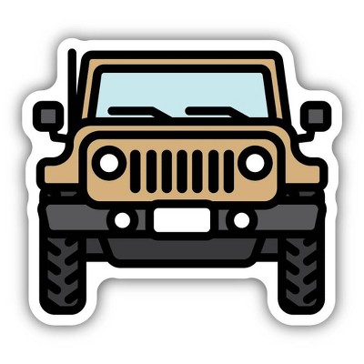 Stickers Northwest Jeep Front View Sticker
