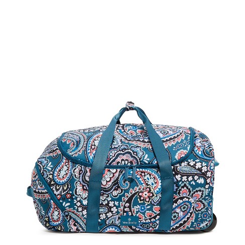 Vera Bradley Large outlet Traveler Duffel Haymarket Paisley Cotton New