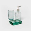 Recycled Glass Soap Dish Clear - Threshold™ : Target