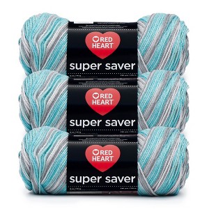 Red Heart Super Saver Yarn 24 Pack-Iceland Mix - 1 of 4