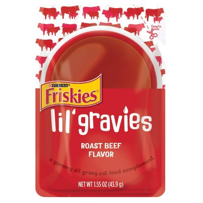 Friskies Gravies Roast Beef Flavor Wet Cat Food - 1.92oz