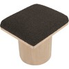 Meridian Furniture,Pavilion Black Boucle Fabric Bench/Stool - 4 of 4