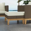 Resenkos 5-Piece Rattan Sofa Set, Outdoor Sectional Furniture, White - 4 of 4
