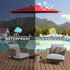 Gloweer 10FT/9FT/7.5FT Patio Umbrella, Outdoor Table Umbrella with Push Button Tilt and Crank, UV Protection Waterproof Market Umbrella - 3 of 4