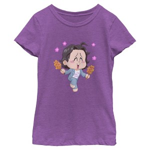 Girls KPop Demon Hunters Bobby Corn Dog T Shirt - 1 of 4