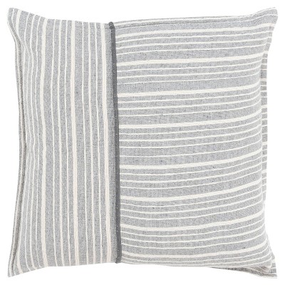 20"x20" Oversize Striped Poly Filled Square Throw Pillow - Rizzy Home