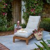 ARDEN Plush Modern Tufted Polyfill Chaise Cushion, 22 x 76, Arden x Alexandra Kay Collection, Water repellent, Fade Resistant, The Coffee Girl Gingham - 2 of 4