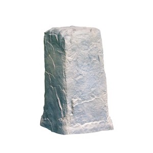 Emsco Landscape Tall Monolith Utility Cover 10.5lb Rock Natural - 1 of 3
