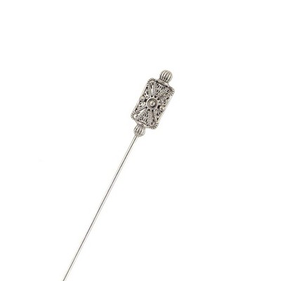 Anna-Kaci Women's Vintage Inspired Hat Pin 8 Inch Long Stick Lapel Pins