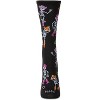 Memoi Women's "Howdy Skeletons" Halloween Holiday Novelty Crew Sock Black 9-11 - 2 of 4