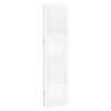 vidaXL Room Divider Freestanding Privacy Screen for Room Separation Steel - White 78.7" x 70.9" - 4 of 4