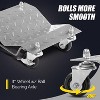 Car Dolly Set, 360° Rotating Anti-Skid Wheels, 1500LBS Capacity Wheel Dolly, Manganese Steel Construction, Antiskid Plate Design - 4 of 4