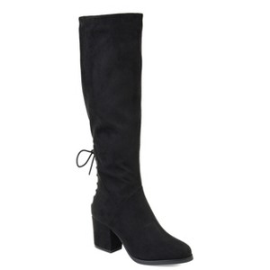 Journee Collection Womens Leeda Block Heel Knee High Boots - 1 of 4