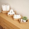 Attop Beautiful Storage Basket Set of 4 - Natural Jute Rope Baskets - Quality Storage Bins Easily Fit With Any Nursery or Bedroom Decor - 2 of 4