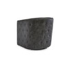 Signature Design by Ashley Casual Brentlow Swivel Accent Chair, Distressed Black - 3 of 4