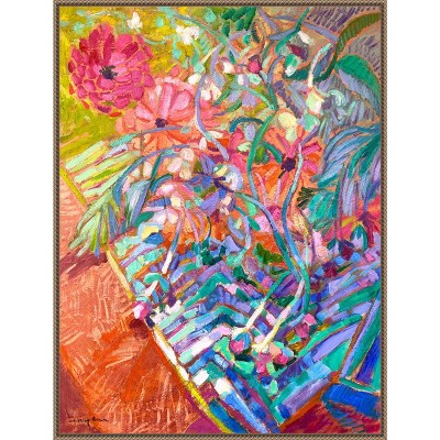 Amanti Art Meandering Garden Path II by Dorothy Fagan Canvas Wall Art Print Framed 32 x 42-in.