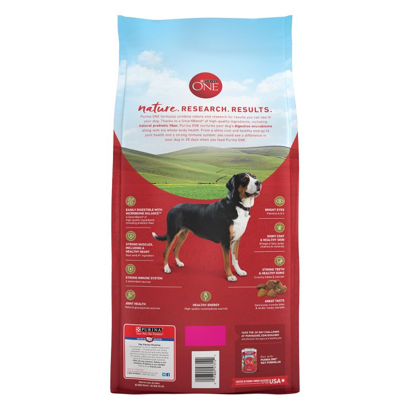 Purina ONE SmartBlend Natural Dry Dog Food with Rice and Lamb, 4 of 9