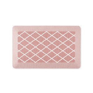 Martha Stewart Miles Modern Diamond Anti-Fatigue Air-Infused Kitchen Mat - 1 of 4