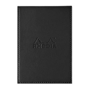 Rhodia Pad Holder with Pad 120 - 3 3/4 x 5 1/4 - Black cover - 1 of 4